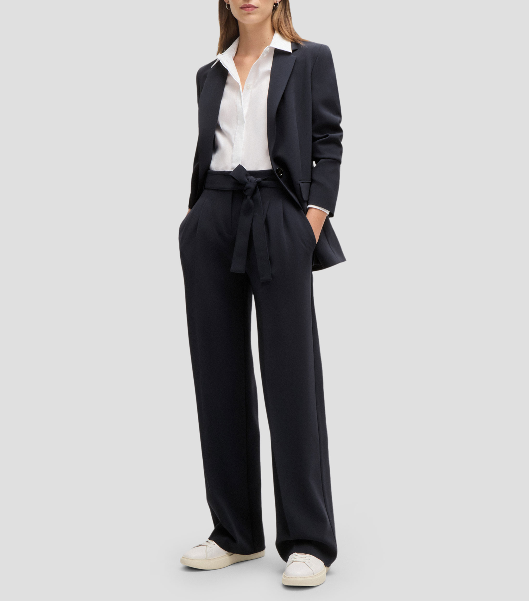 Saco BOSS mujer regular fit en crepé resistente a las arrugas Mujer